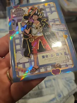 One Piece Collectible Trading Thick Card Stock Holo Foil Monkey D Luffy - Image 4