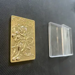 Mewtwo *Burger King Promo* 1999 Gold Plated Card - Pokemon Collectable (LP) - Image 3