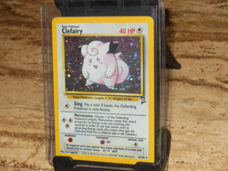 1999 Pokemon Card - Clefair Base Set Rare Holo 5/102 TCG CCG - Image 1