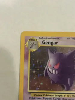 Pokemon Gengar 5/62 Fossil Holo Rare Unlimited English 1999 TCG Card - Image 2