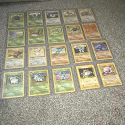 70 Vintage Pokemon Cards Lot WOTC Base Jungle Fossil Team Rocket Rare Included - Image 2