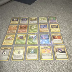 70 Vintage Pokemon Cards Lot WOTC Base Jungle Fossil Team Rocket Rare Included - Image 3