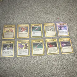 70 Vintage Pokemon Cards Lot WOTC Base Jungle Fossil Team Rocket Rare Included - Image 4