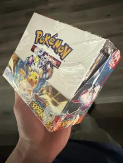 Pokemon Scarlet & Violet: Surging Sparks Pikachu Sealed Box Trading Card Game - Image 1