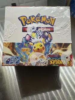 Pokemon Scarlet & Violet: Surging Sparks Pikachu Sealed Box Trading Card Game - Image 2