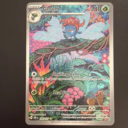 Gloom - 198/197 - Illustration Rare - Obsidian Flames - Pokemon Card - NM/M - Image 1