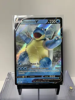 Blastoise V - SWSH101 - Pokemon Sword & Shield Promo Ultra Rare Holo Card LP - Image 1