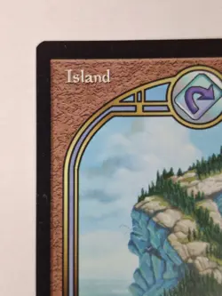 Island Unglued LP NM Magic Gathering MtG Basic Land U Full Art Daren Bader BB - Image 2