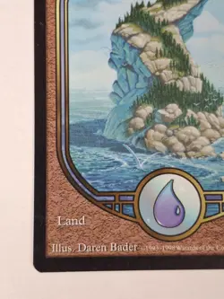 Island Unglued LP NM Magic Gathering MtG Basic Land U Full Art Daren Bader BB - Image 5