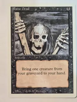 MTG Raise Dead Revised 124 Regular Common LP - Image 2