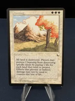 MTG - Magic The Gathering - Cleansing - The Dark - NP/EX+! - Image 1