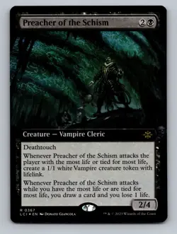 Preacher of the Schism (Extended Art) R The Lost Caverns of Ixalan 367 NM - Image 1