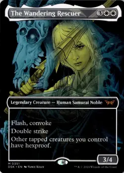 The Wandering Rescuer (Showcase) Duskmourn: House of Horror Regular NM M 0351 - Image 1