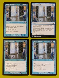 Step Through x4 Modern Horizons 2 4x Magic the Gathering MTG 3 Showcase - Image 1