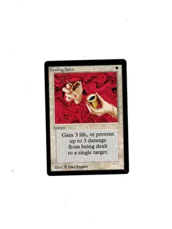 Magic the Gathering HEALING SALVE Beta MTG - Image 1