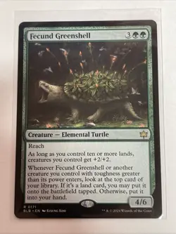 Fecund Greenshell Bloomburrow #171 Rare - Image 1