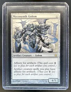 2004 Magic MTG Fifth Dawn Mycosynth Golem #137 - Image 1