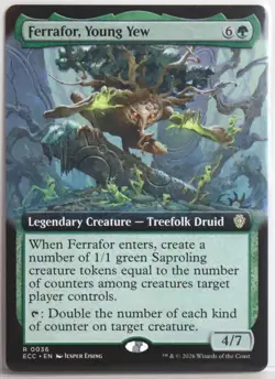 Ferrafor, Young Yew [New, Near Mint] Extended Art {Lorwyn Eclipsed} - Image 1