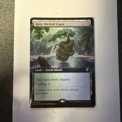 Rain-Slicked Copse (Extended Art) Commander: Lorwyn Eclipsed Regular - Image 1