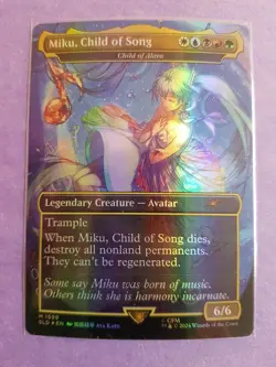 MTG - Miku, Child of Song - Child of Alara - Secret Lair Drop Series SLD - FOIL - Image 1