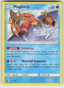 Magikarp Common SM - Crimson Invasion 17/111 Pokemon - Image 1
