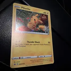 Pokemon TCG Pikachu SWSH153 Snowflake Stamp Holiday Calendar Promo 2022 - Image 2