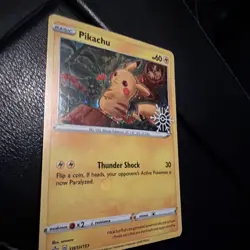 Pokemon TCG Pikachu SWSH153 Snowflake Stamp Holiday Calendar Promo 2022 - Image 3