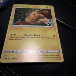 Pokemon TCG Pikachu SWSH153 Snowflake Stamp Holiday Calendar Promo 2022 - Image 4