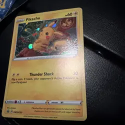 Pokemon TCG Pikachu SWSH153 Snowflake Stamp Holiday Calendar Promo 2022 - Image 5