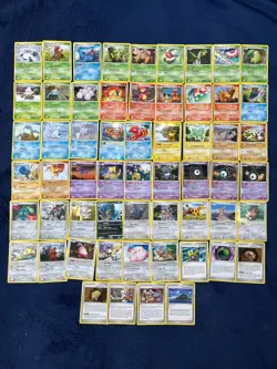 Mysterious Treasures 2007 Pokemon Lot (58) Vintage Diamond Pearl Bulk Non Holo - Image 1