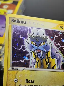 Pokemon Raikou Holo Rare 3/17 POP Series 2 EXCELLENT - Image 3
