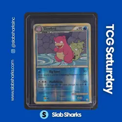2010 POKEMON HEARTGOLD & SOULSILVER #52/123 SLOWBRO REVERSE HOLO - Image 1