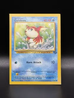GOLDEEN JUNGLE SET POKEMON CARD 53/64 LP - ERROR SQUARE CUT RARE - Image 1