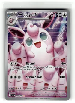 WIGGLYTUFF - 105/094 - ILLUSTRATION RARE - PHANTASMAL FLAMES - POKEMON - - NM - Image 2