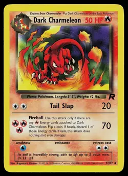 Pokemon Card - Dark Charmeleon Team Rocket 32/82 Uncommon - Image 1