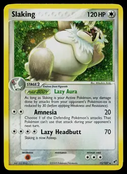 Pokemon Card - Slaking Deoxys 15/107 Holo Rare - Image 1