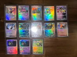 Pokemon TCG Prismatic Evolutions Pokeball Masterball Pattern Lot Of 28 Eevee - Image 3