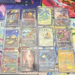 Pokemon cards full art holo Japanese 12 card lot - Image 1