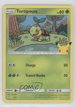 Turtwig French Pokemon Sword & Shield McDonald's Collection #4 - Image 1
