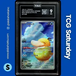2025 POKEMON MEGA DREAM JP #199/193 PSYDUCK ART RARE TAG 9 - Image 1