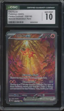 2023 Pokemon Paldea Evolved #2259 Chu-Yu ex Gem Mint CGC 10 - Image 1
