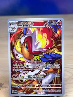 Twilight Masquerade Infernape 173/167 Illustration Rare Pokemon NM/M - Image 1