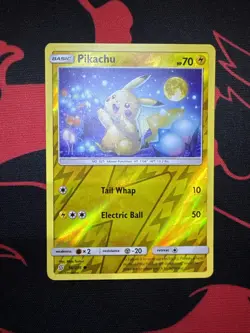 Pikachu 56/236 Reverse Holo Common Unified Minds Pokemon Card NM - Image 1