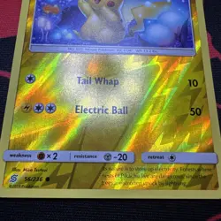 Pikachu 56/236 Reverse Holo Common Unified Minds Pokemon Card NM - Image 5