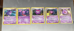 Lot of 5 Pokemon TCG Gengar Non-Holo - Image 1