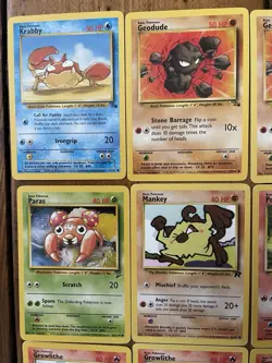 Pokemon Mixed Card Lot. Jungle, Fossil, Base Set 2. Lot Of 21 Cards Non Holo - Image 5