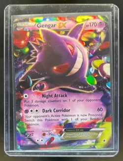 2014 Pokemon XY Phantom Forces Gengar EX #034/119 - Image 1