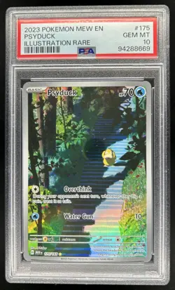 2023 Pokemon SV 151 Psyduck Illustration Rare #175/165 PSA 10 GEM MINT - Image 1