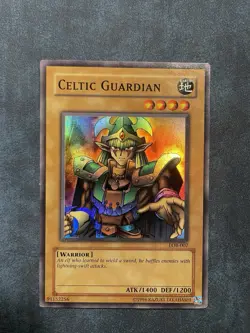 WAVY + FADED Celtic Guardian LOB-007 YuGiOh Legend of Blue Eyes White Dragon - Image 1