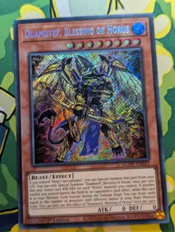 Duamutef, Blessing of Horus - AGOV-EN012 - Secret Rare - VLP - Image 1
